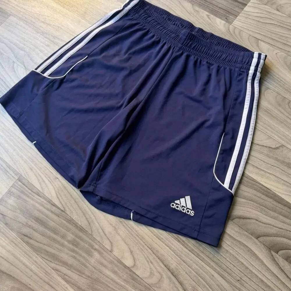 Vintage Y2K Adidas Climalite Navy Athletic Running Shorts